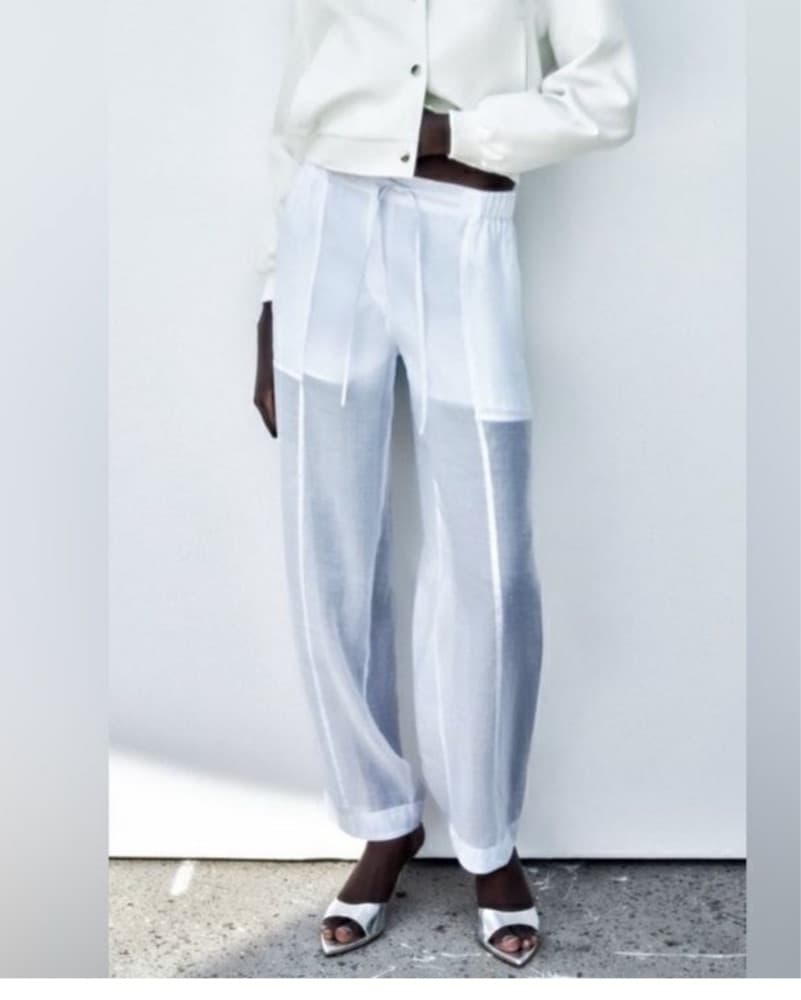 Mixed Organza Pants  - Image 1