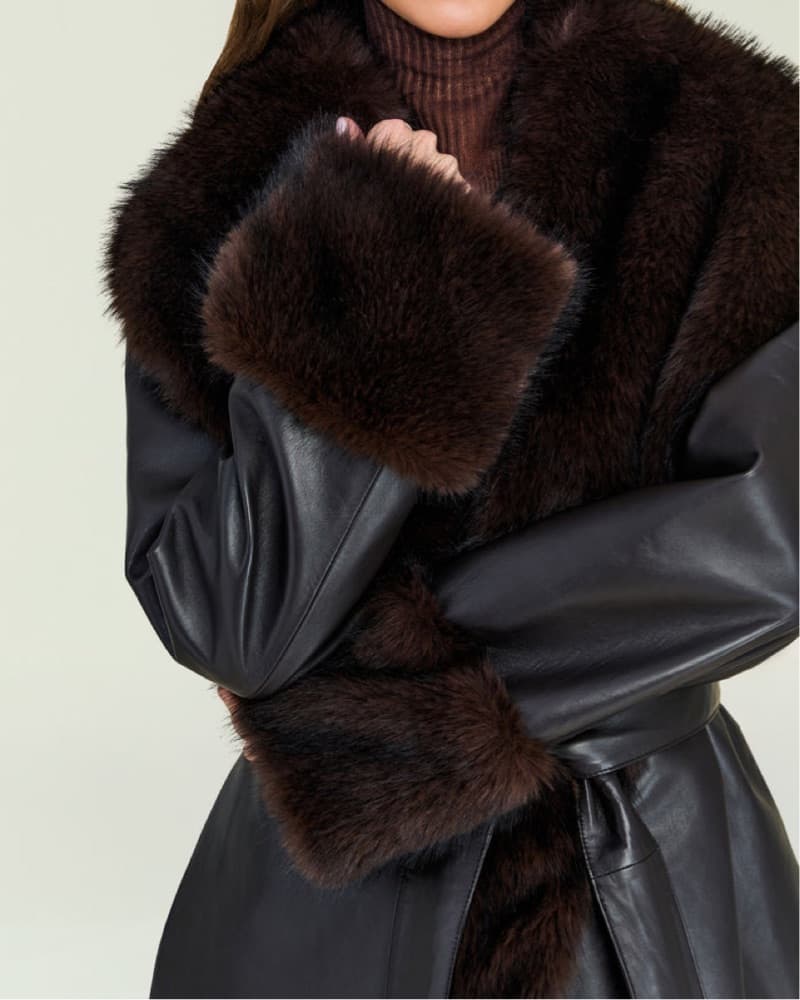 Daly Leather Coat - Image 2