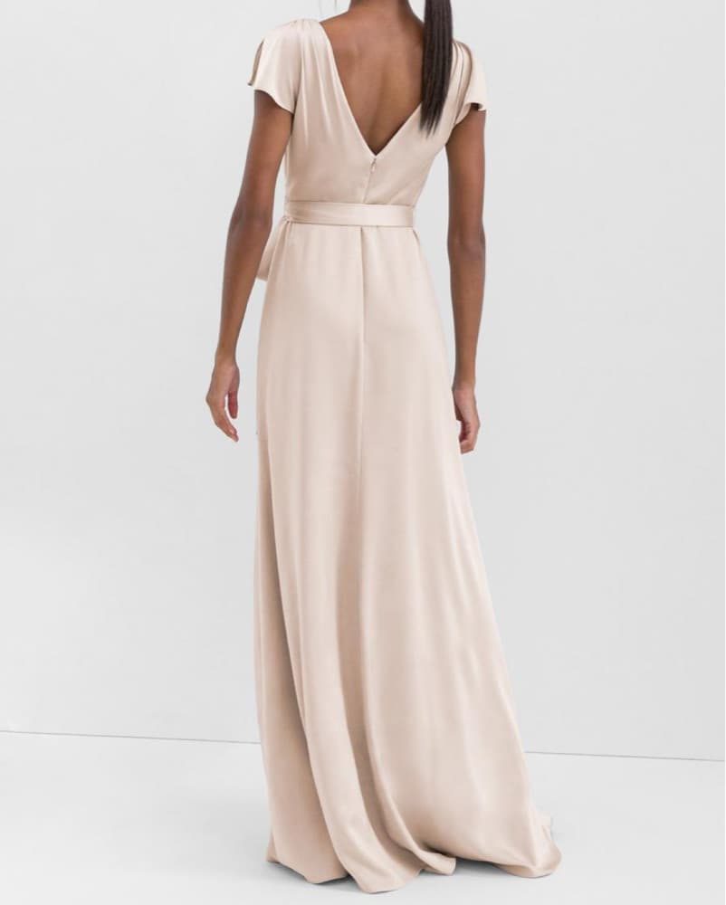 Watters Livia Gown In Prosecco - Image 2