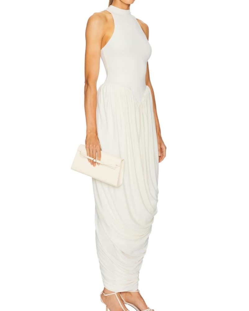 Elegant White Maxi Dress - Image 1