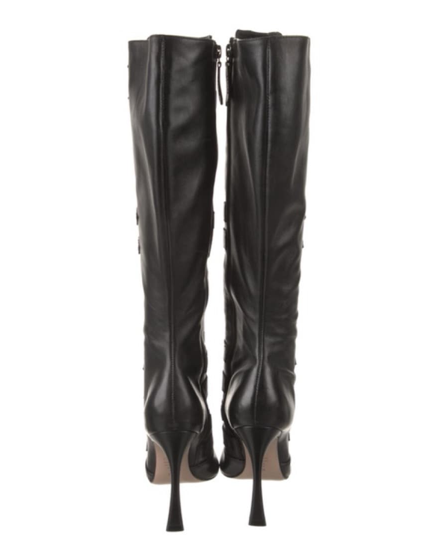 Sold Out Schutz Tash Leather Boots  - Image 4