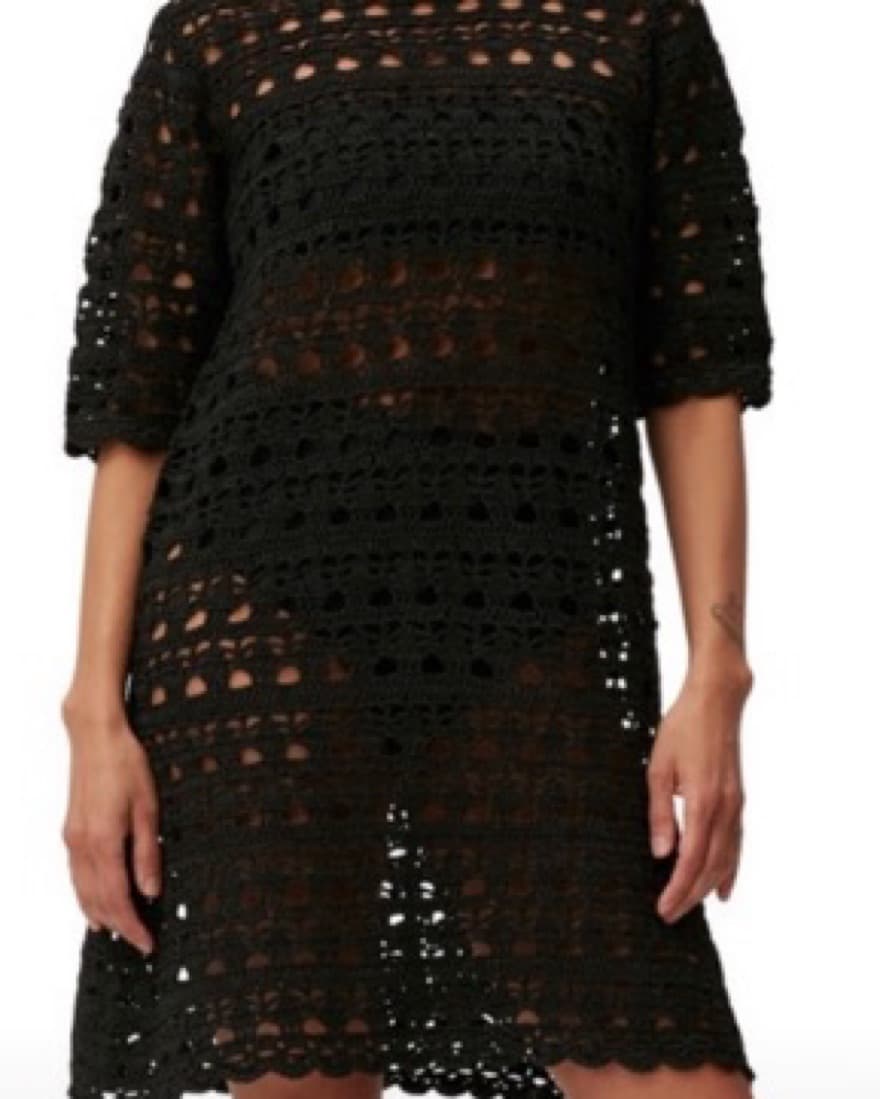 Black Knit Ganni Dress  - Image 2