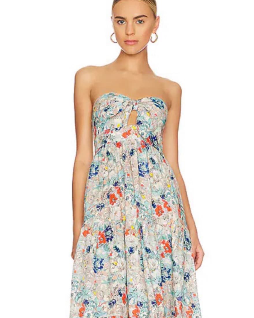 Zimmerman size 1 Floral Linen Maxi Dress - Image 1