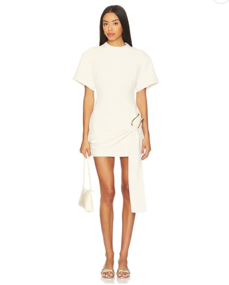 Martini Dress In Eggnog  - Image 3