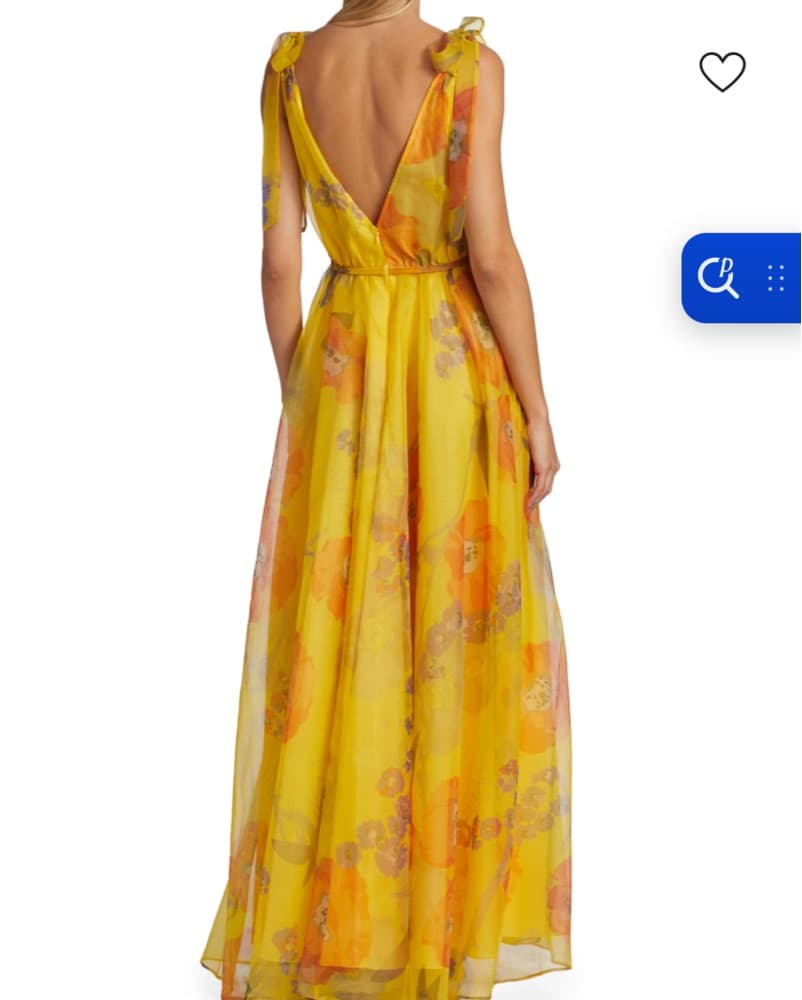 Staud Dandelion Chiffon Maxi Dress - Image 2