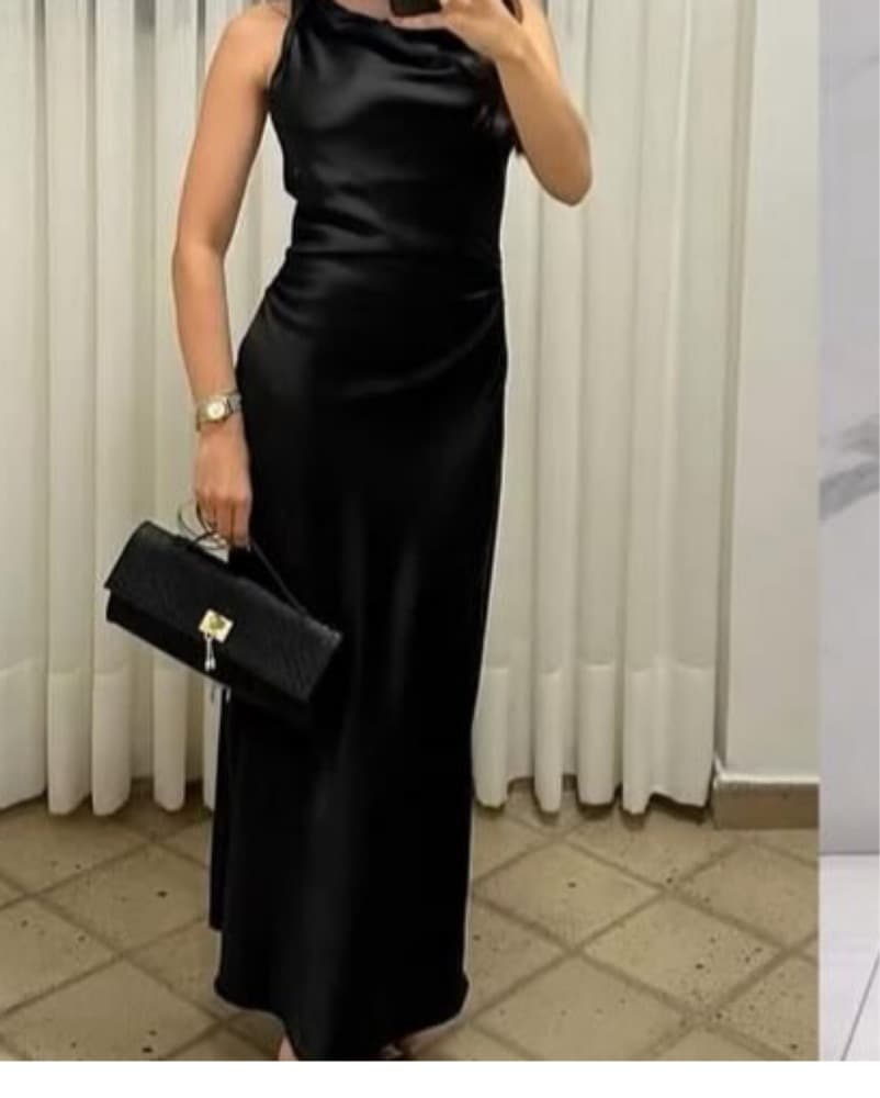 Zara Ruched Waist Evening Gown - Image 4