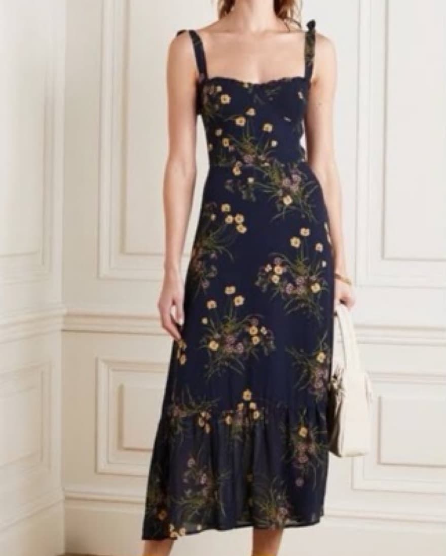 REFORMATION Nikita Floral Midi Dress - Image 2