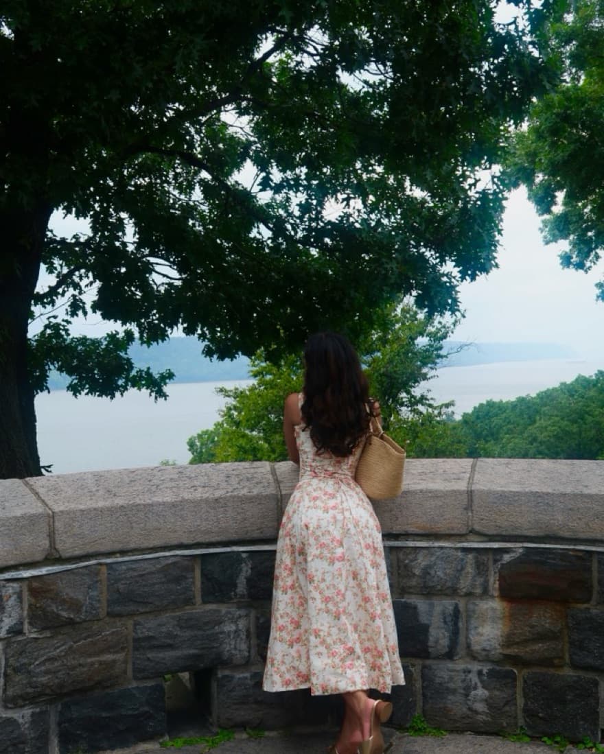 House of CB Pink Floral Dress - Image 3
