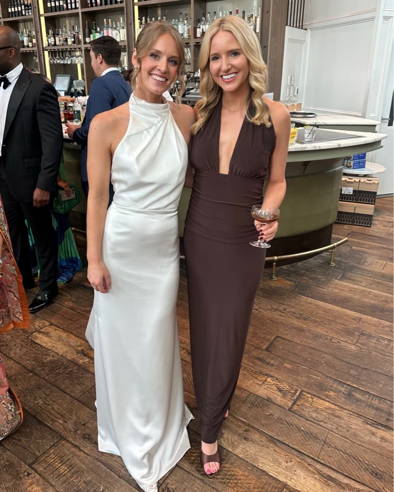 Brown Halter Dress  - Image 2