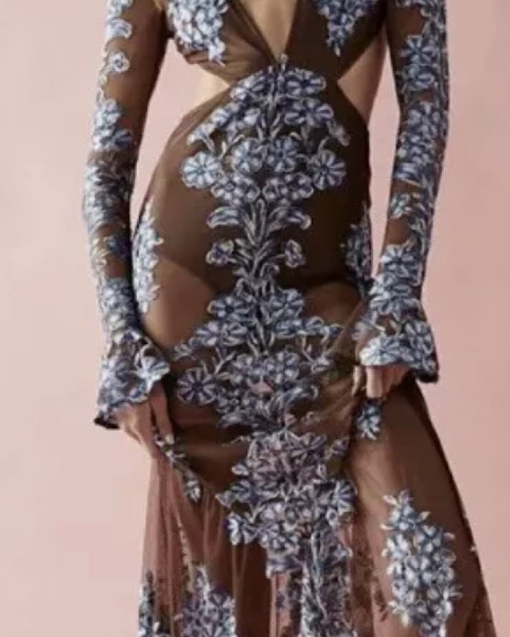 For love And Lemons Long Sleeve Maxi - Image 3