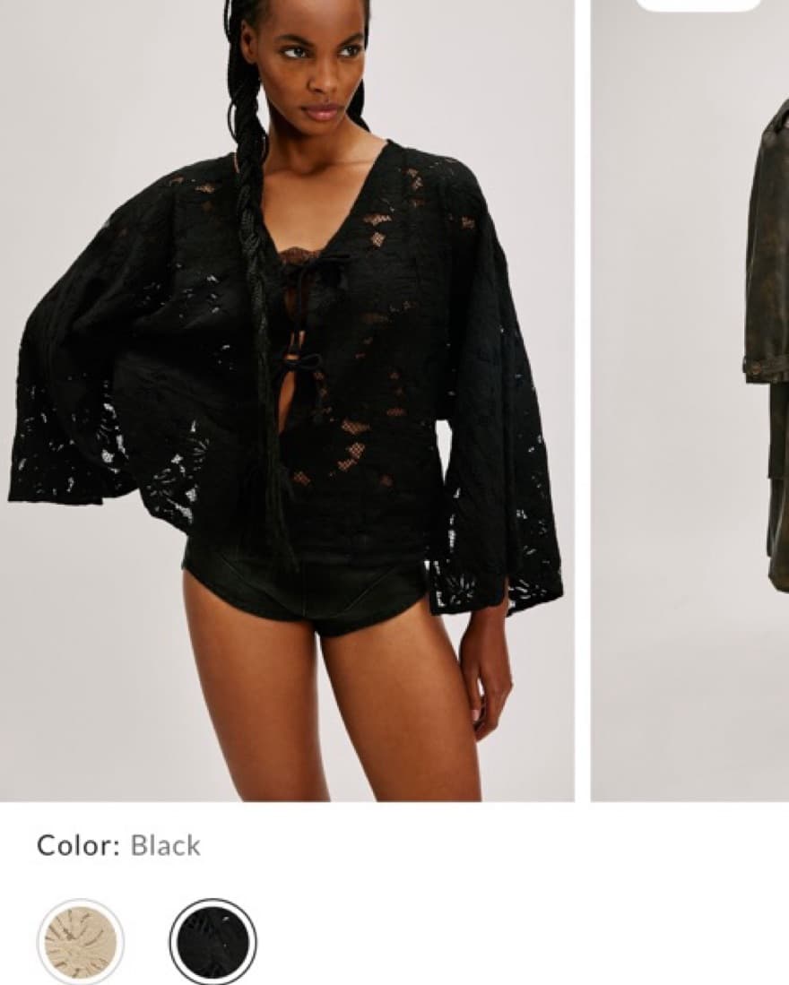 Lace Tie Top - Image 2