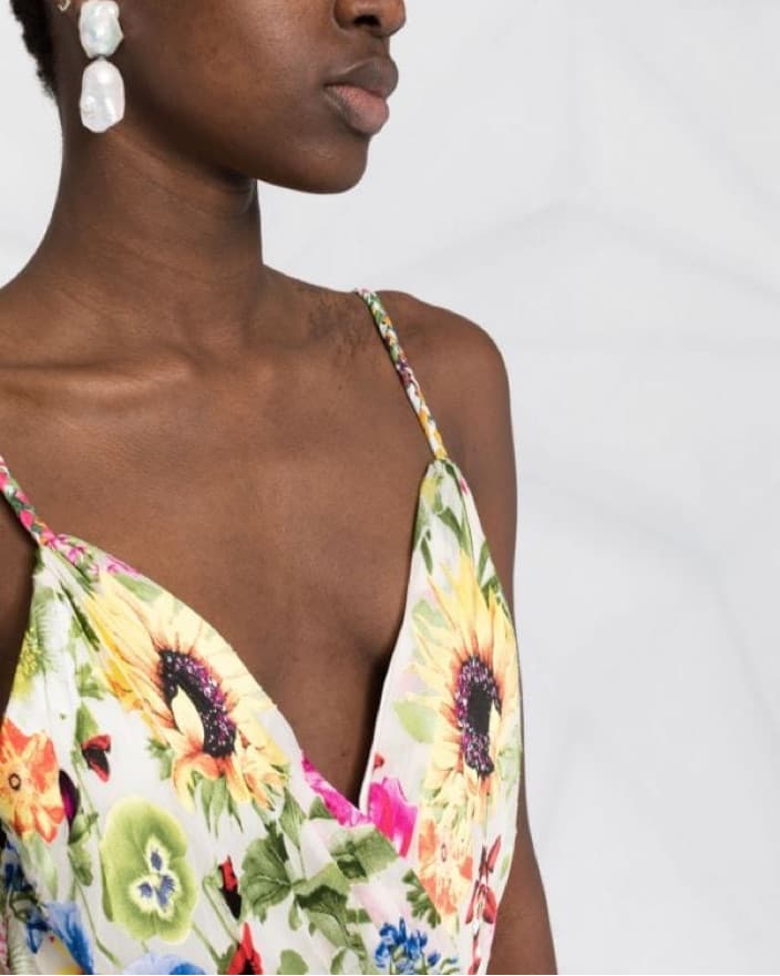ALICE + OLIVIA Samantha Mock-Wrap Dress  - Image 3