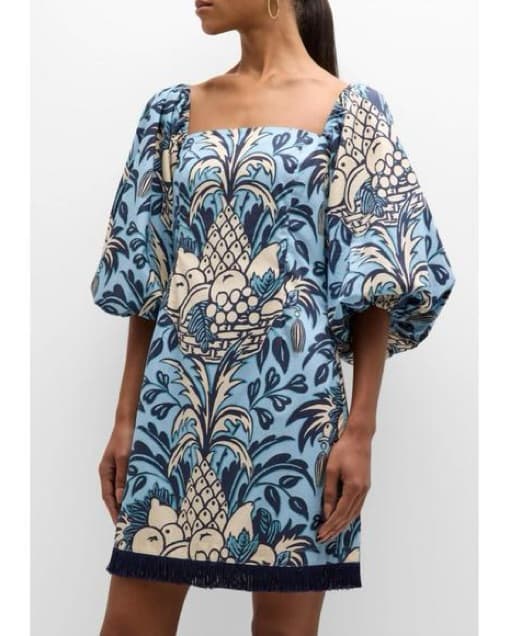 Cara Cara  Pineapple Jacquard Dress - Image 1