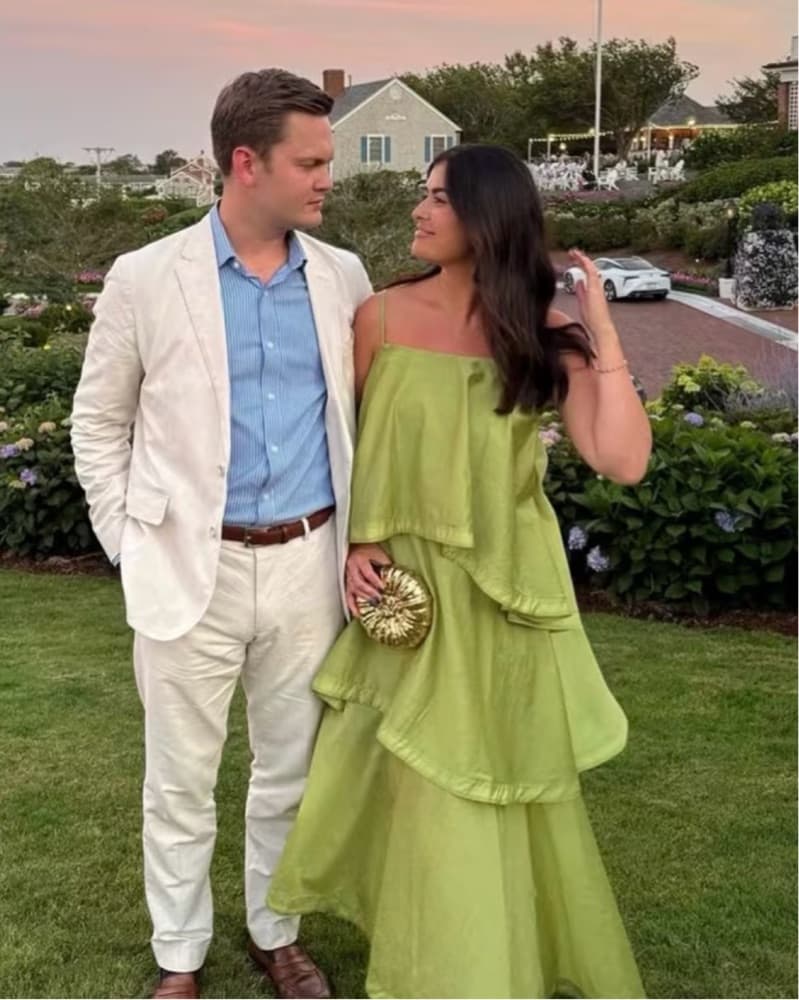 Elliat Wren Tiered Maxi Dress Green  - Image 1