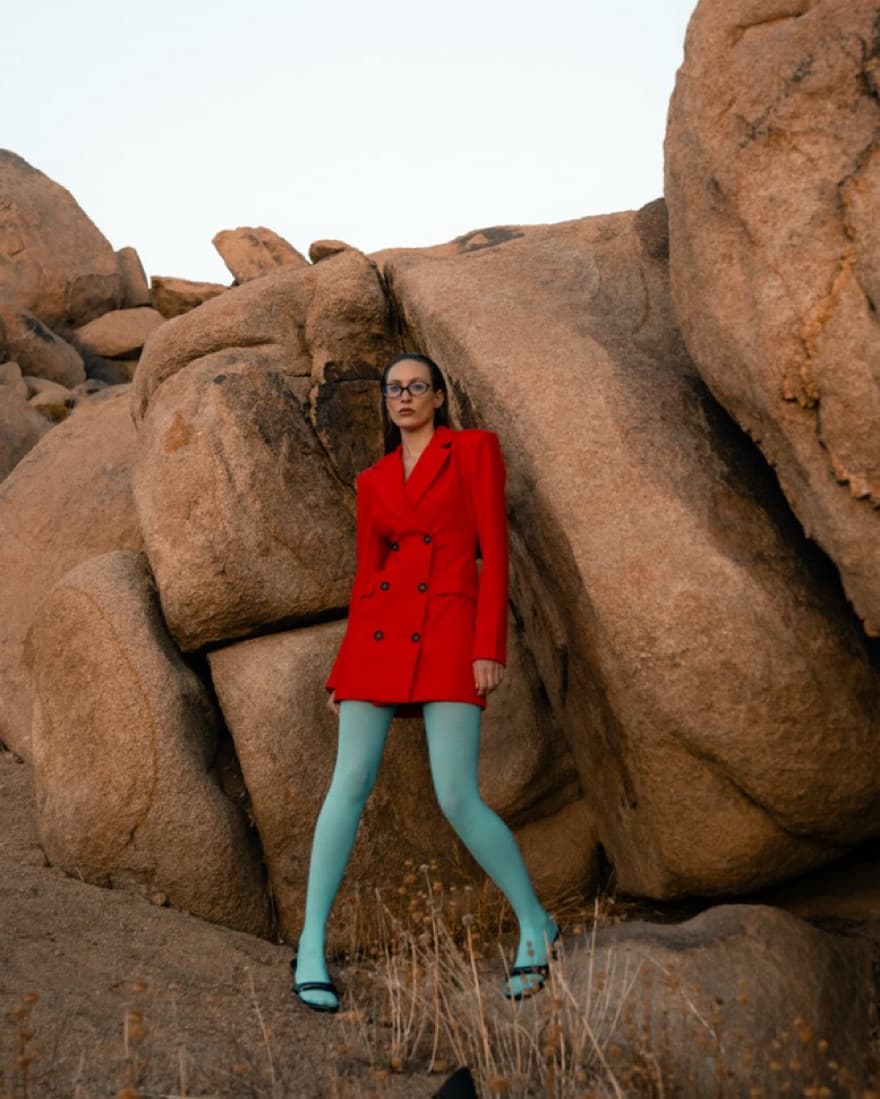 Revolve Jaime Blazer Dress In Red - Image 4