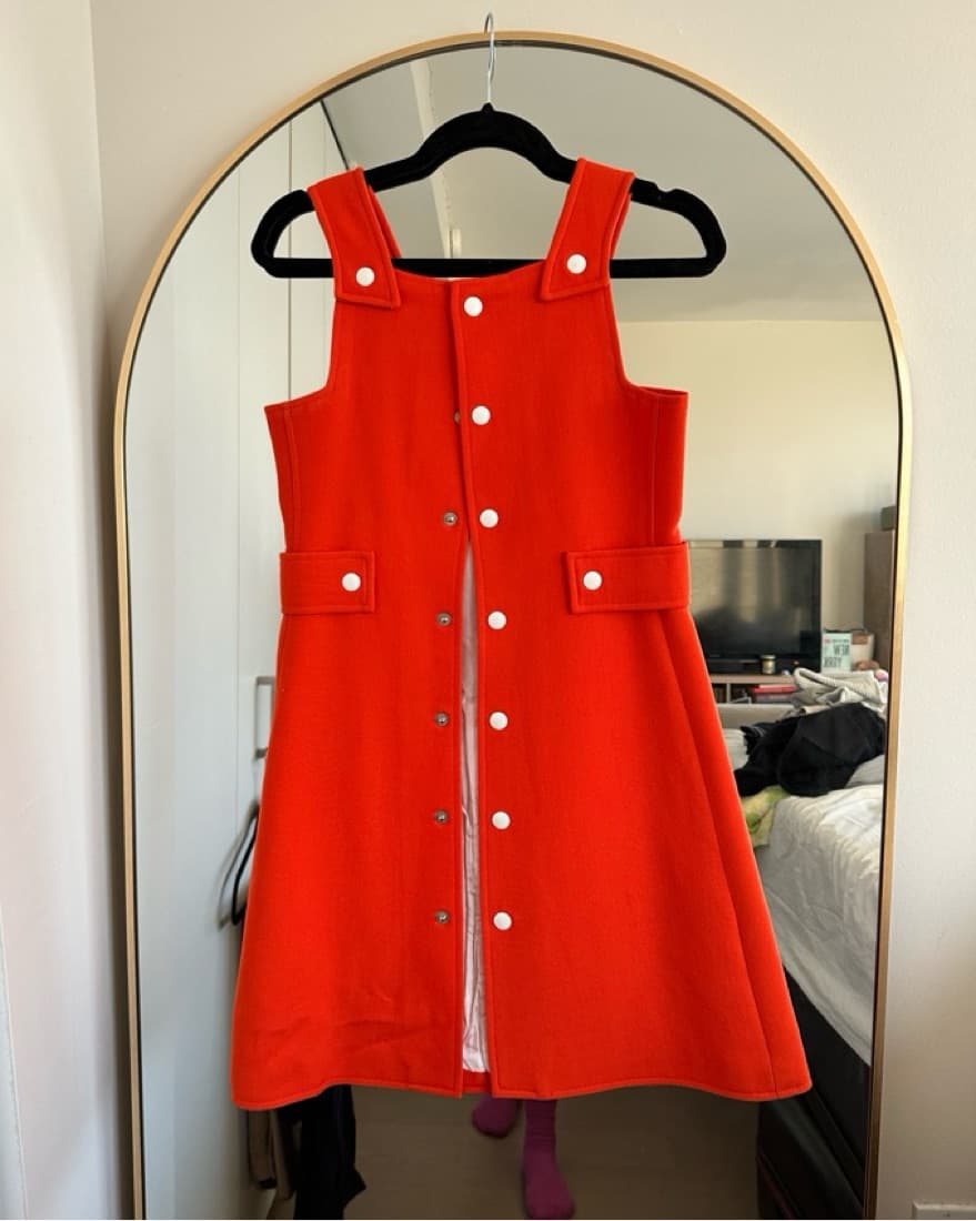 Vintage Courreges Pinafore  - Image 3