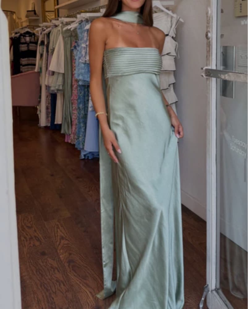 Maxi Sage Dress - Image 2