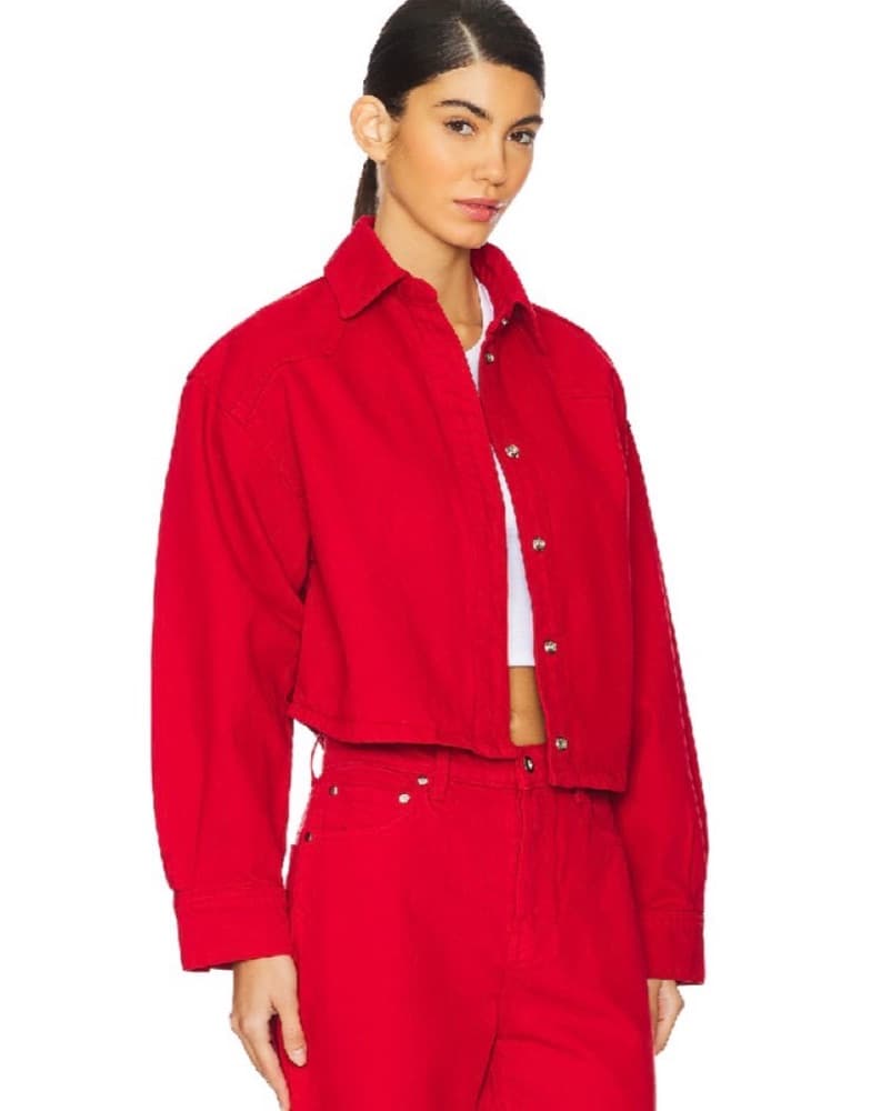 Lovers And Friends Short Boxy Cherry Red - Image 2