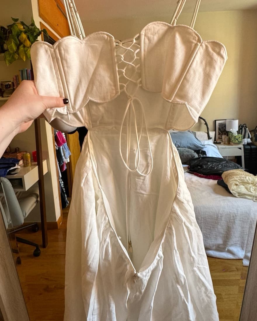 Zimmermann Devi Scallop-Trim Dress - Image 3