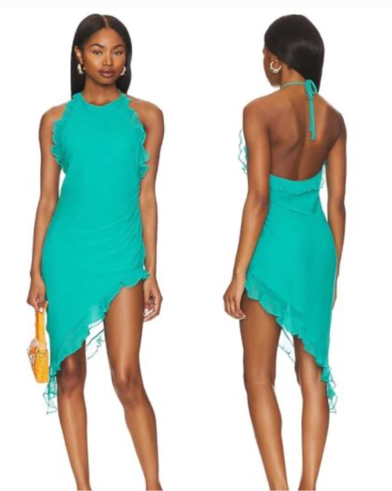 Amanda Uprichard Kalyn Mini Dress - Image 2
