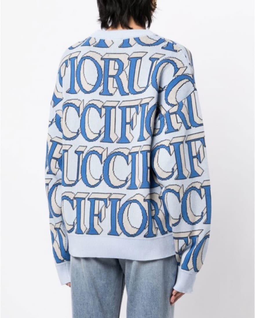 Fiorucci Unisex Monogram Logo Knit - Image 3