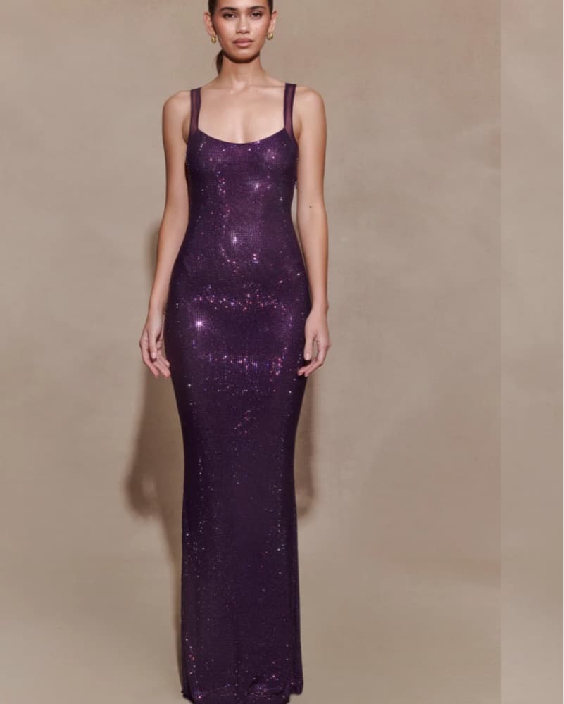 Purple Meshki Maxi Dress - Image 1