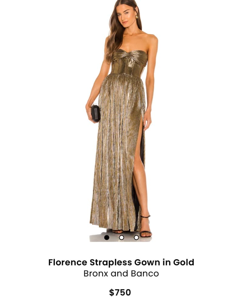 Bronx and Banco Florence Strapless Gown - Image 1