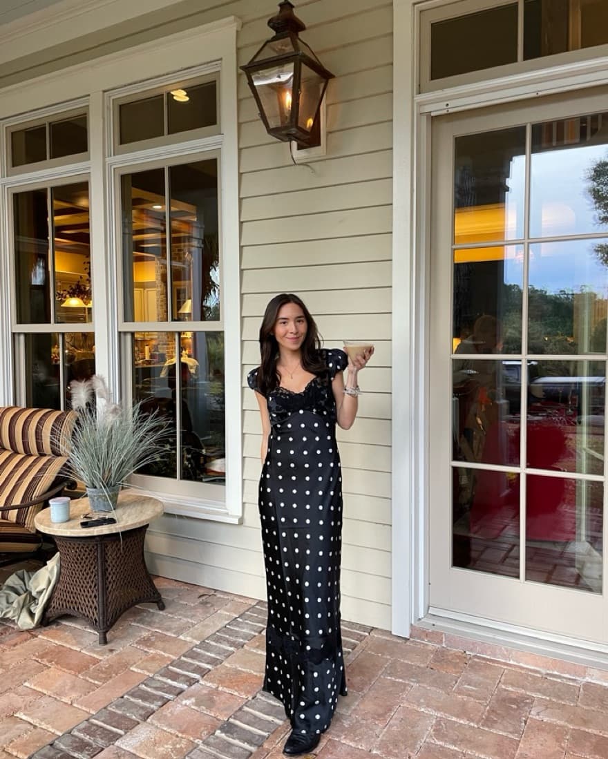 Polka Dot Free People Dress  - Image 4