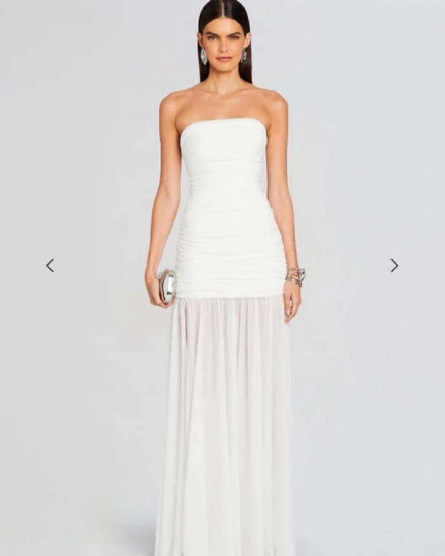 Retrofete White Adele Dress - Image 1
