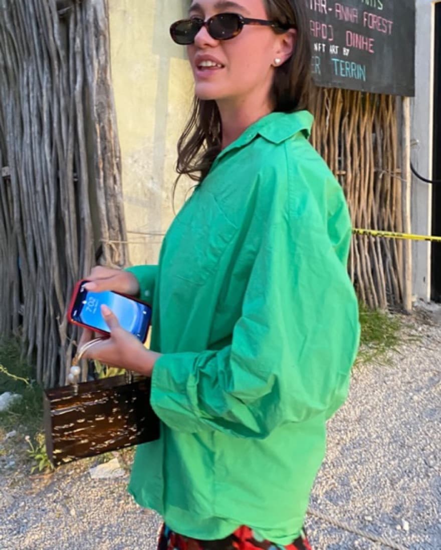 Frankie Shop Melody Oversized Shirt  - Image 4