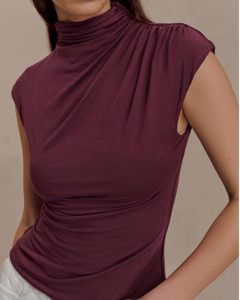 Meshki High Neck Sleeveless Top - Image 2