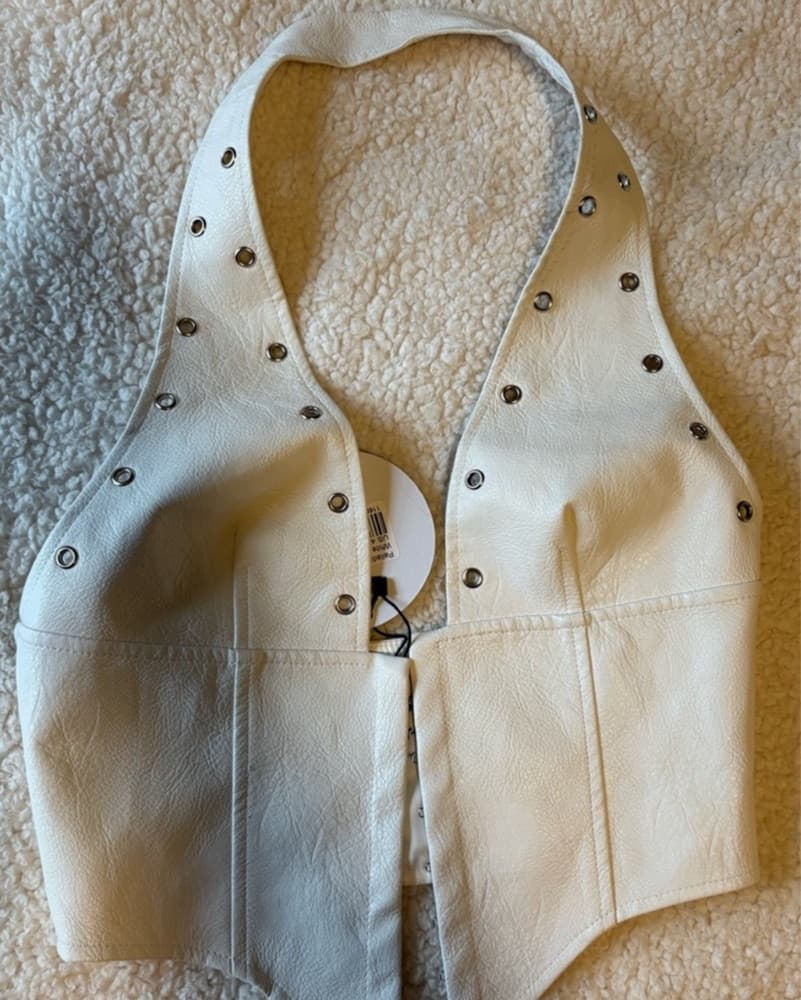 Princess Polly Corset Leather Top - Image 3