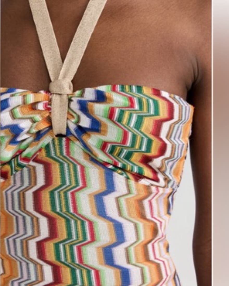 Alexis Cheveron halter dress  - Image 2