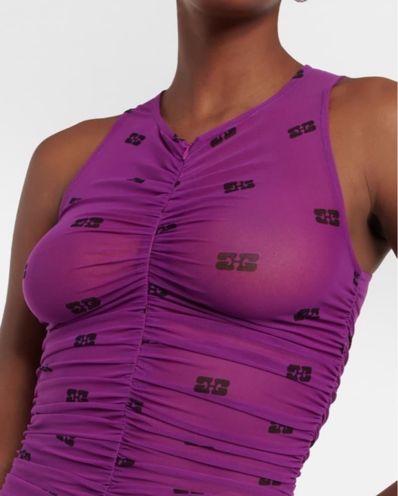 Ganni Printed Dress - Image 3