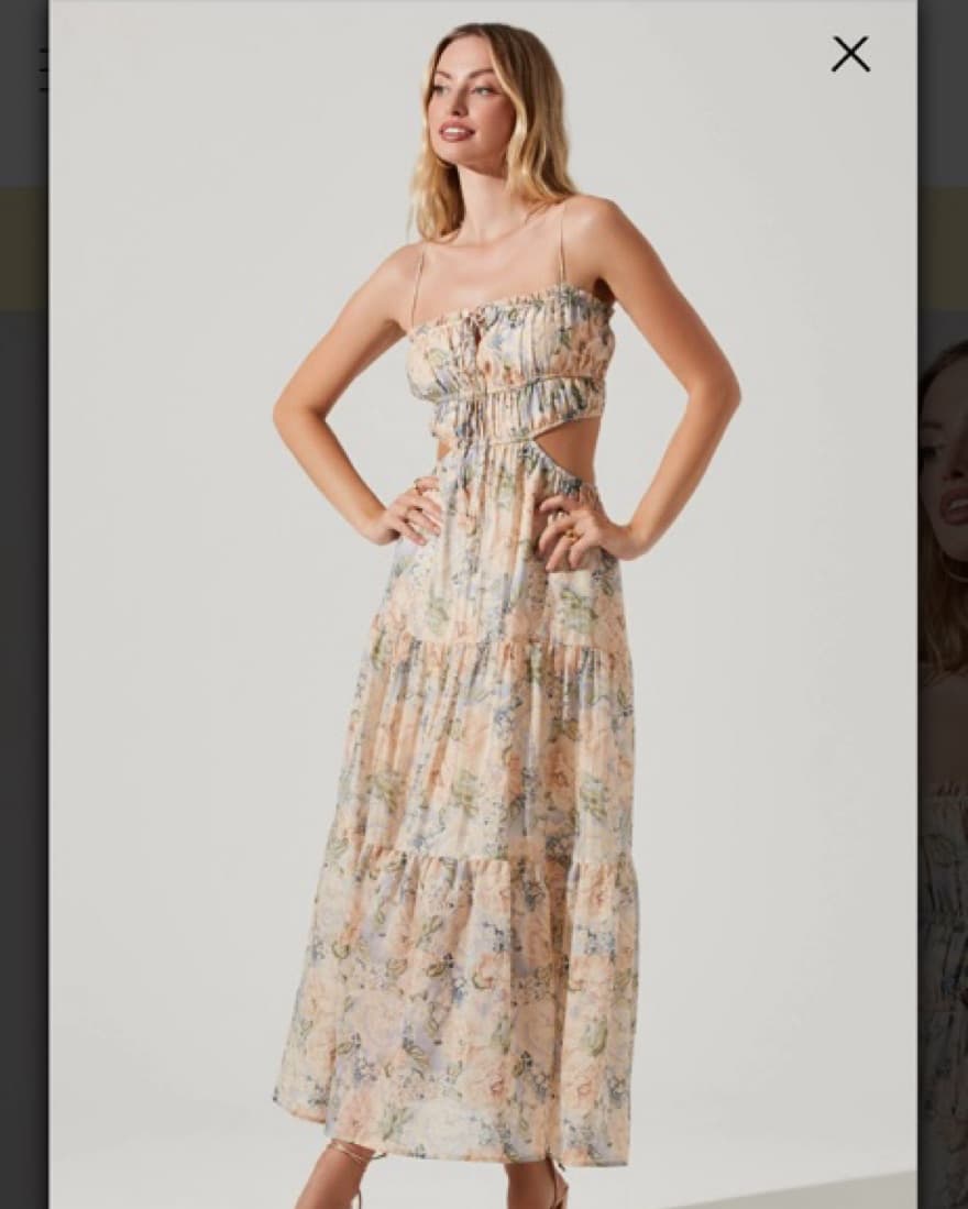Astr The Label Odina Floral Dress - Image 1