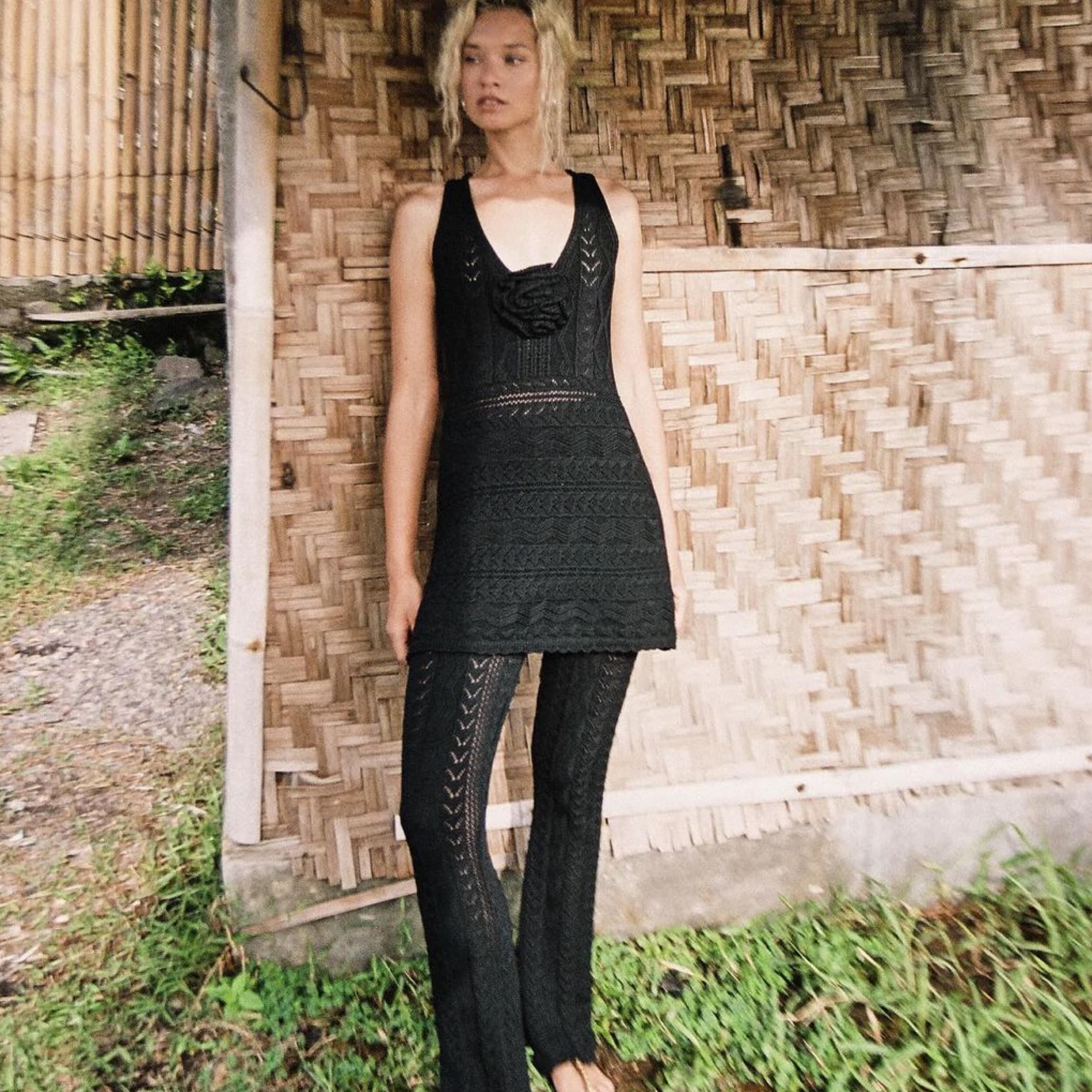 Steele Crochet Two Piece Pant Top Set - Image 1