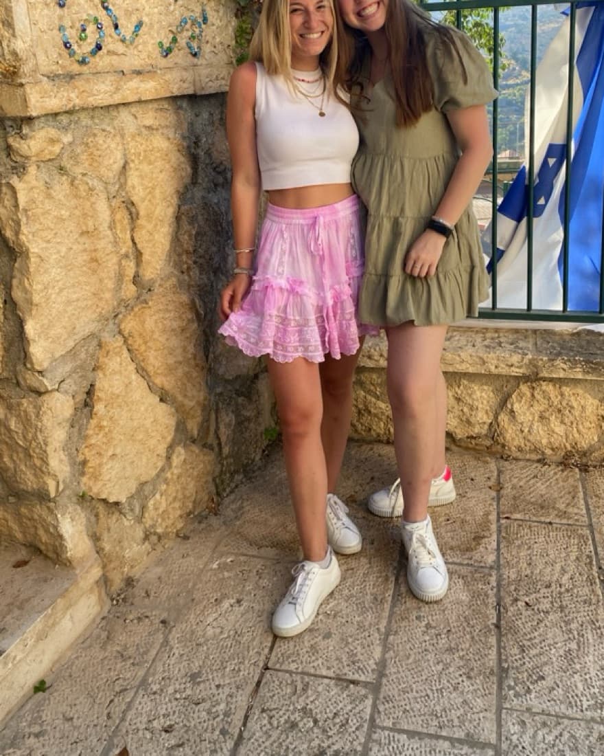 Love Shack Fancy Pink Skirt - Image 1