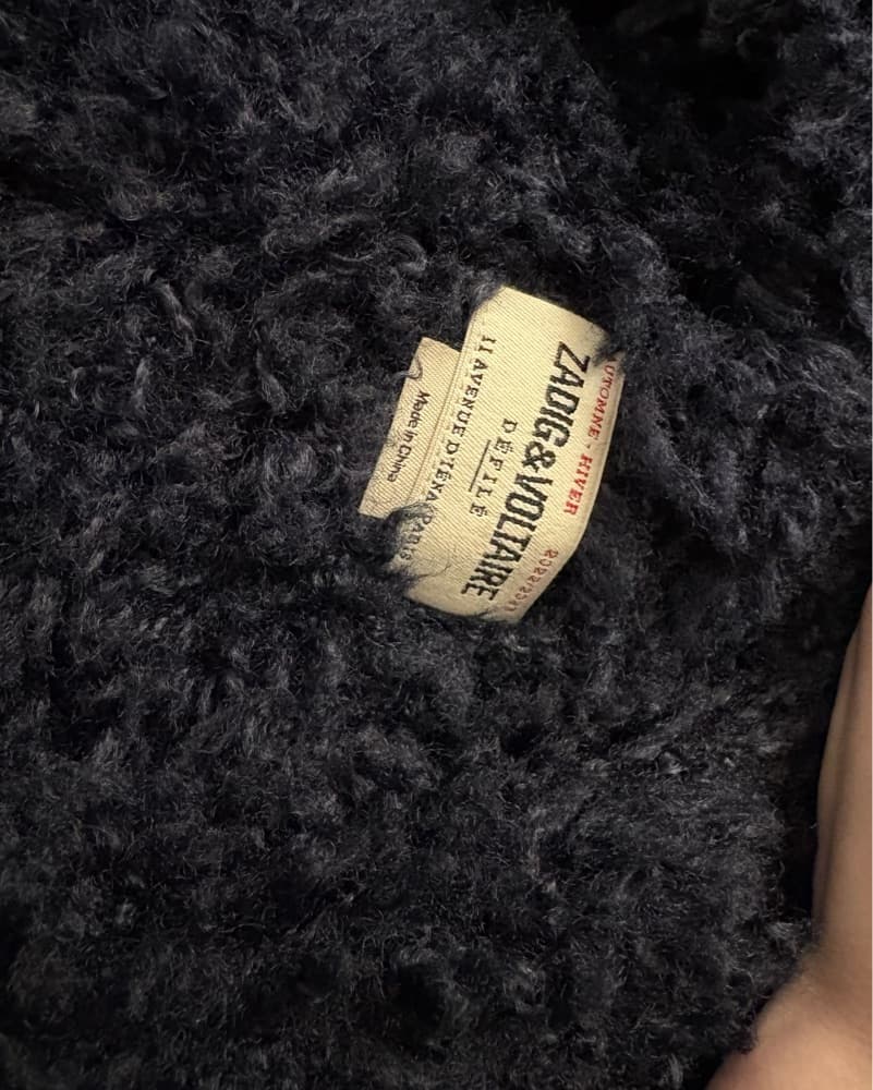 Suede sherpa Navy Zodaig Vintage  - Image 5