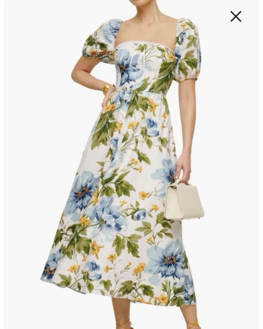 Reformation Floral Midi Dress - Image 1