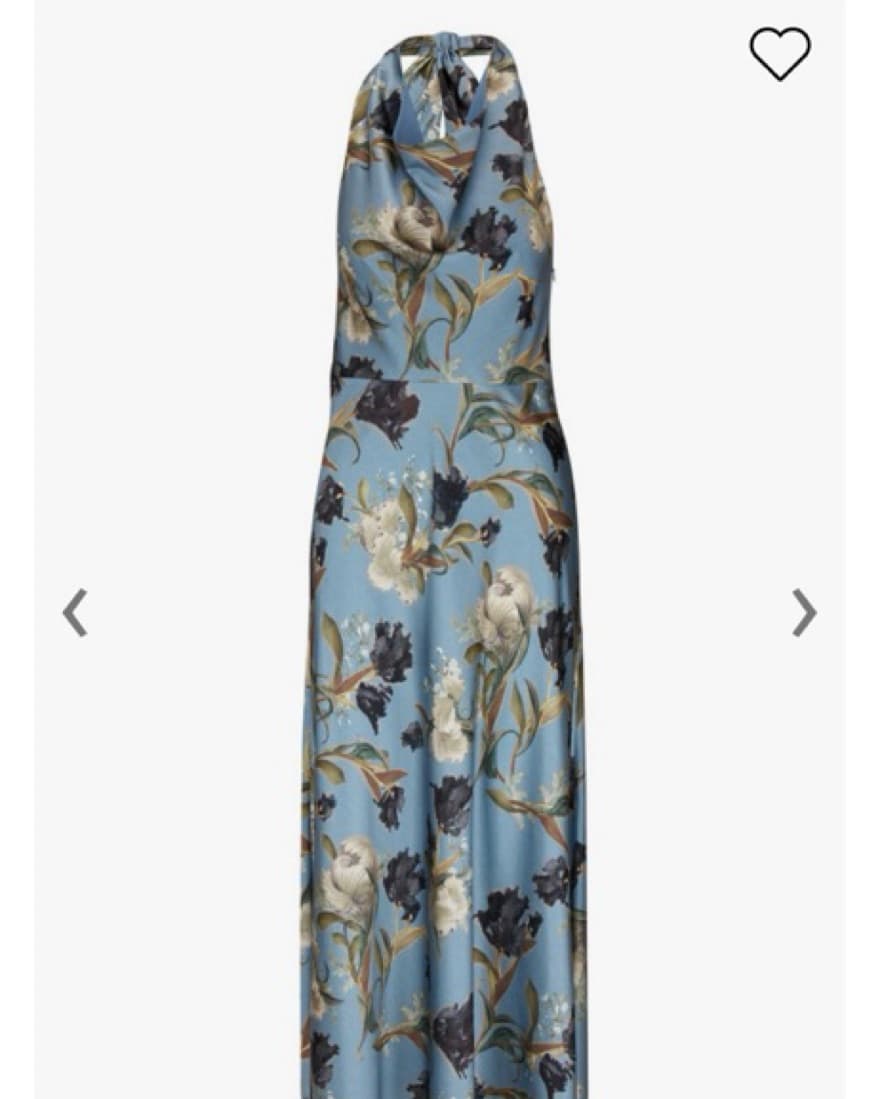 Vince Silk Floral Halter Maxi Dress - Image 2