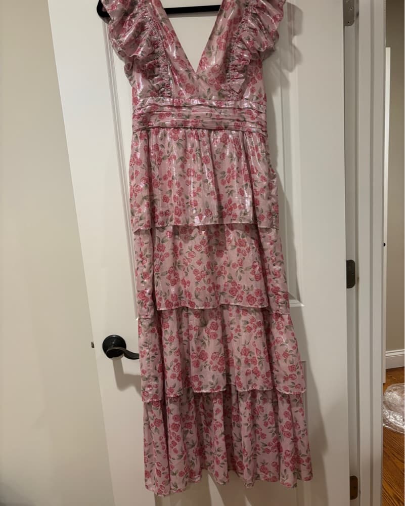 Floral Tiered Ruffle Maxi Dress - Image 2