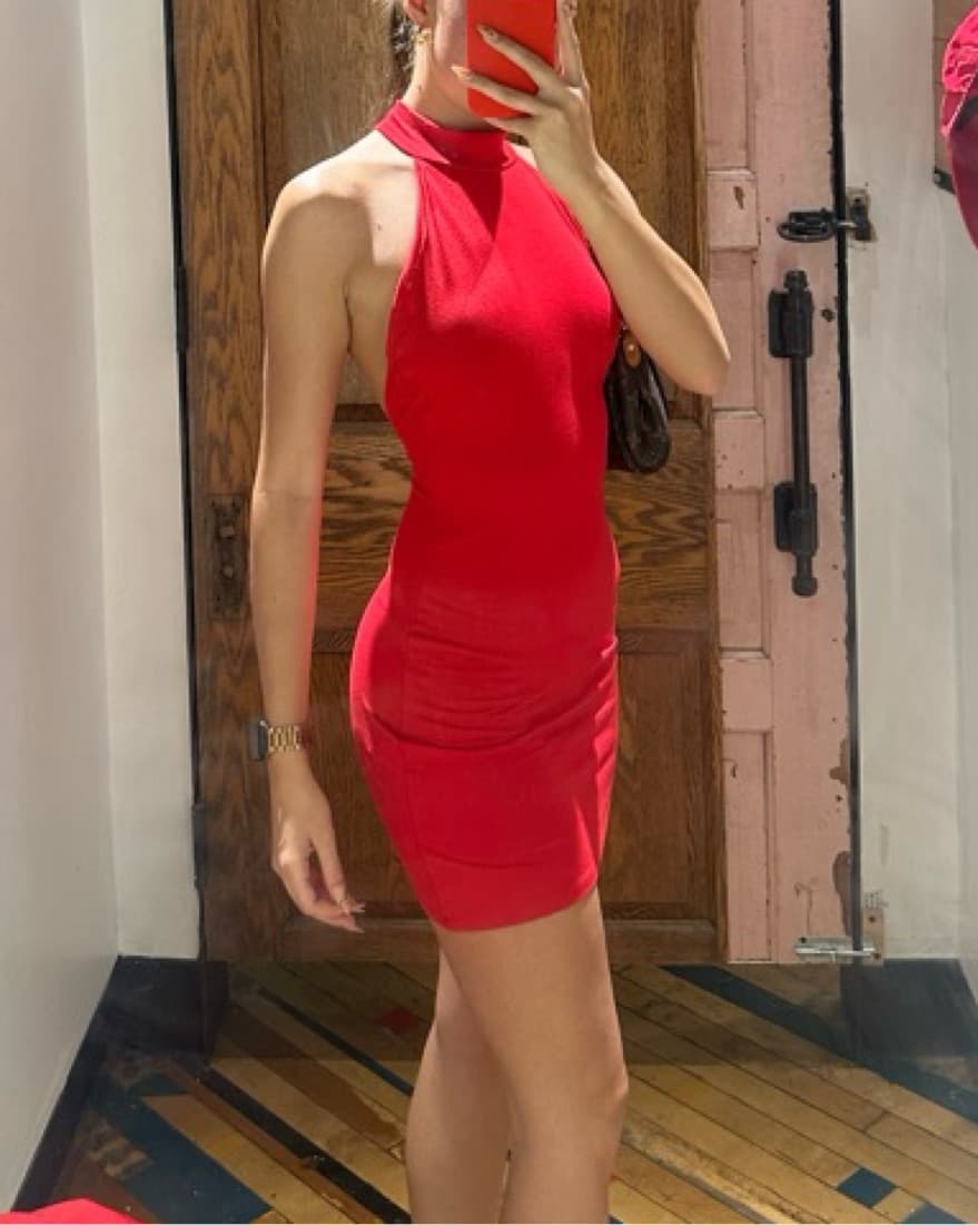Urban Outfitters Red Mini Dress - Image 4