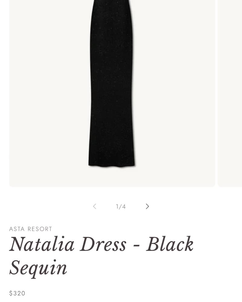Black Asta Resort Dress - Image 2
