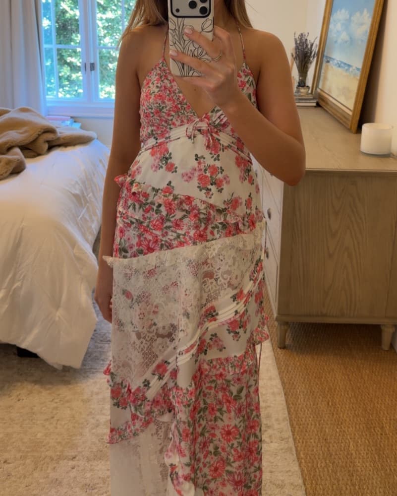 For Love and Lemons Rosalyn Maxi Dress  - Image 1