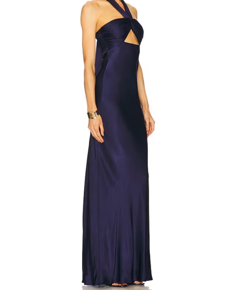 Shona joy Midnight Halter Gown - Image 2