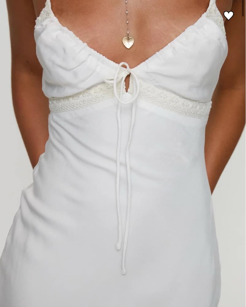 Emily Maxi Dress White - Image 4