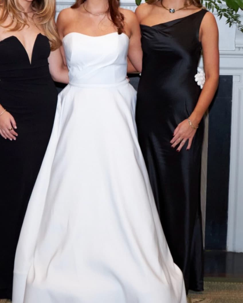 Staud Ashanti One-Shoulder Satin Gown - Image 3