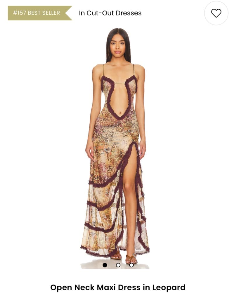 Jaded London Fatale Cut-Out Dress - Image 1