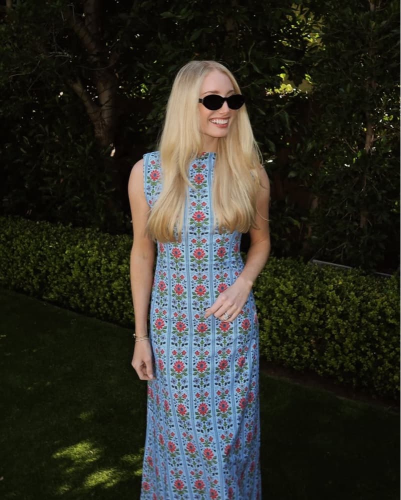 Hill House Sloane Blue Dress - Image 3
