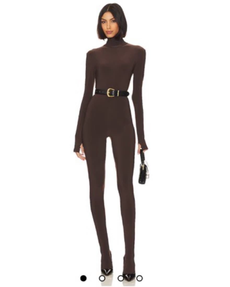 Norma Kamali Turtleneck Catsuit - Image 1